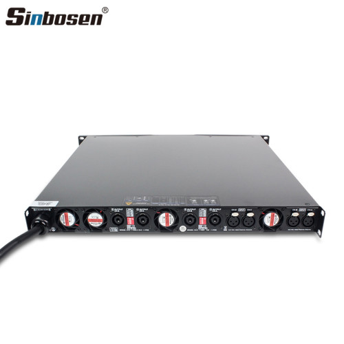 D4-2000 4 Channel 1U Power Amplifier for Line Array Speaker