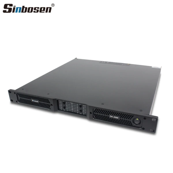 D4-2000 4 Channel 1U Power Amplifier for Line Array Speaker