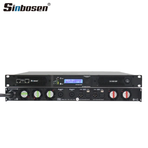 D2-3500 DSP 2 Channel 2 ohms Professional Stage Digital Audio Power Amplifier