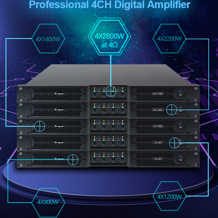 Whether K-series digital power amplifier can be bridged