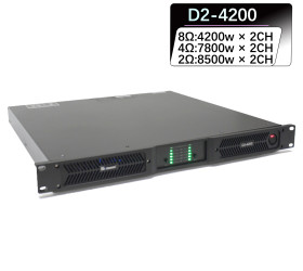 D2-4200 digital high power 4200 watts stereo subwoofer power amplifier