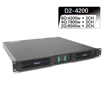 Amplificador subwoofer estéreo digital de alta potencia D2-4200