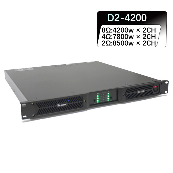 Amplificador subwoofer estéreo digital de alta potência D2-4200