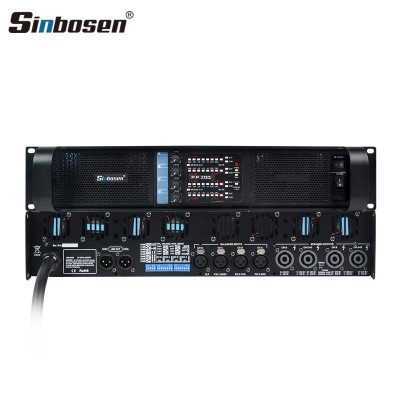 Sinbosen FP20000q potente amplificador de graves de 4 canales y 2200w