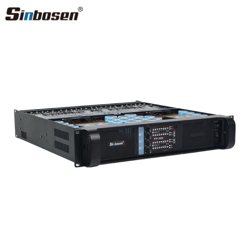 Sinbosen FP20000q potente amplificador de graves de 4 canales y 2200w