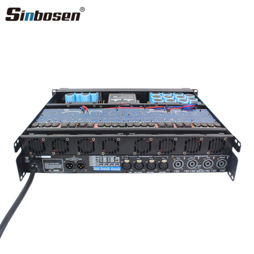 Sinbosen DS-10Q 4 channel professional power amplifier for dual 15 inch speaker