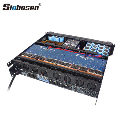 Sinbosen DS-10Q 4 channel professional power amplifier for dual 15 inch speaker