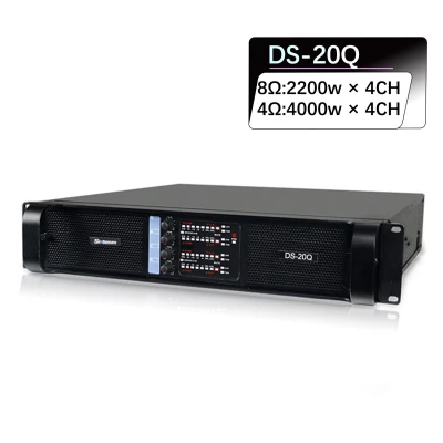 Sinbosen DS-20Q 4000 watt 4 channel professional bass power amplifier dual 18 inch subwoofer
