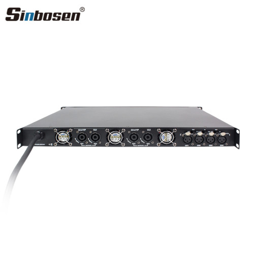Sinbosen K4-600 1u class d digital power amplifier 4 channels karaoke amplifier 600 watt