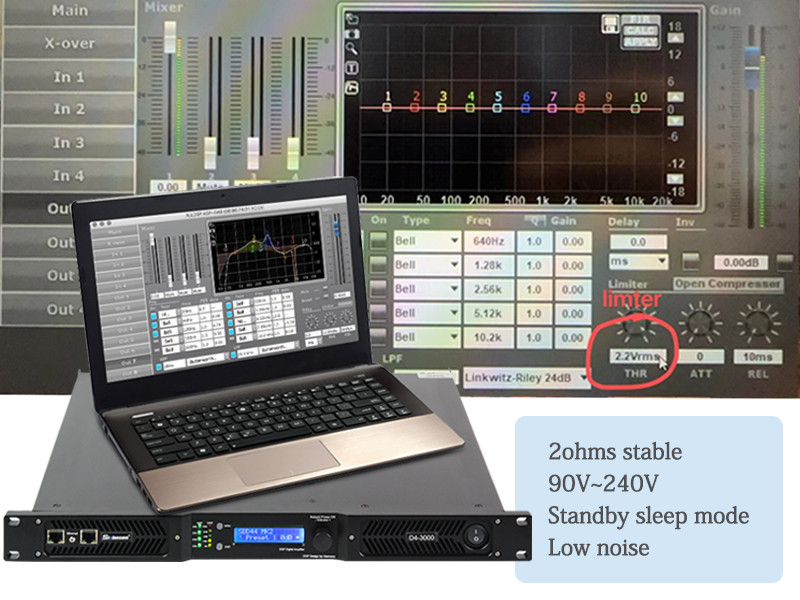 DSP Digital Amplifieir Output Limiter - Volt RMS- THR data