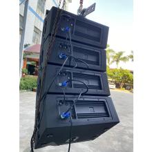 Does the active line array require a processor for use?