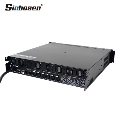 DSP-20Q 4.3" Touch screen DSP Power Amplifier 4 channels with fir filter