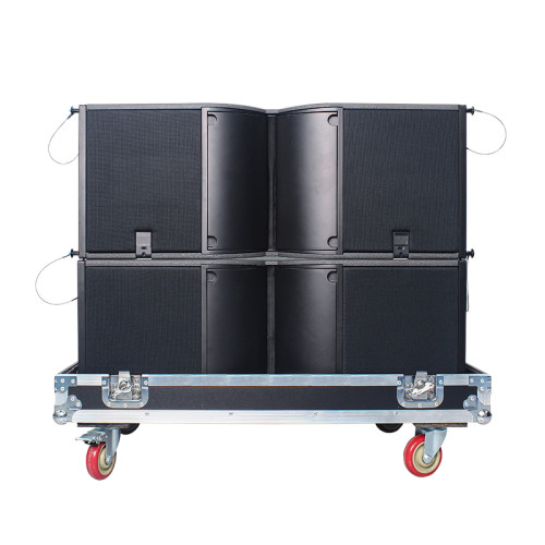 Active bi-amp 2-way dual 12 inch line array speaker KA212