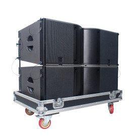Active bi-amp 2-way dual 12 inch line array speaker KA212