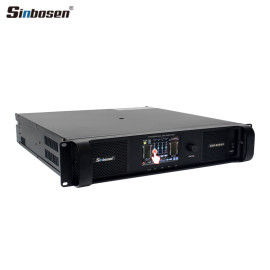 2500w DSP 4 channel class td switching power amplifier touch screen 4.3"