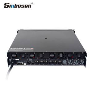 2500w DSP 4 channel class td switching power amplifier touch screen 4.3