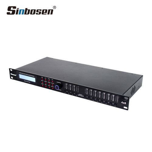 Sinbosen 4 INPUT 8 OUTPUT DIGITAL AUDIO PROCESSOR DISPLAY FUNCTIONS