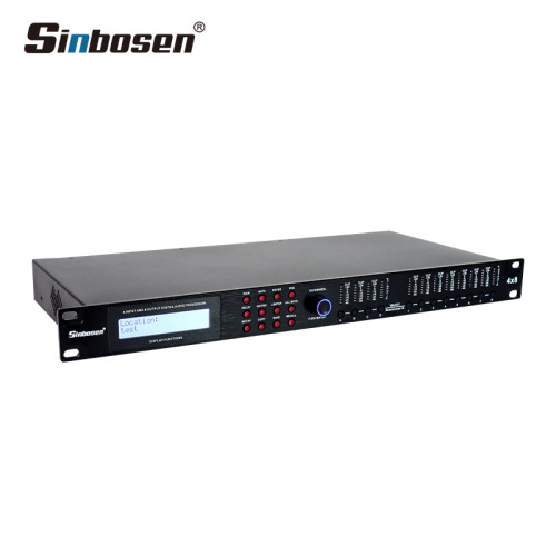 Sinbosen 4 INPUT 8 OUTPUT DIGITAL AUDIO PROCESSOR DISPLAY FUNCTIONS