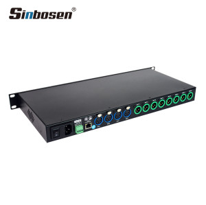 Sinbosen 4 INPUT 8 OUTPUT DIGITAL AUDIO PROCESSOR DISPLAY FUNCTIONS