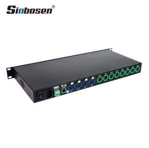 Sinbosen 4 INPUT 8 OUTPUT DIGITAL AUDIO PROCESSOR DISPLAY FUNCTIONS