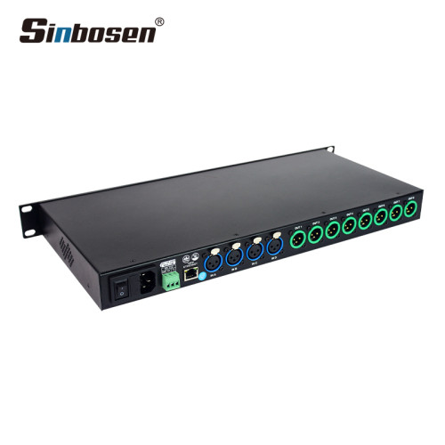 Sinbosen 4 INPUT 8 OUTPUT DIGITAL AUDIO PROCESSOR DISPLAY FUNCTIONS