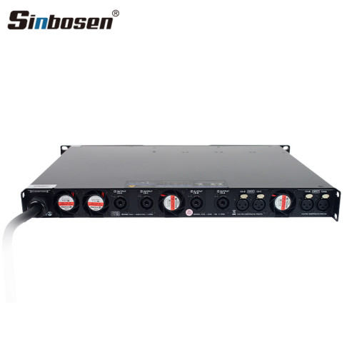 FIR filter D4-1500DSP 1u class d 4 channel power amplifier with dsp Model