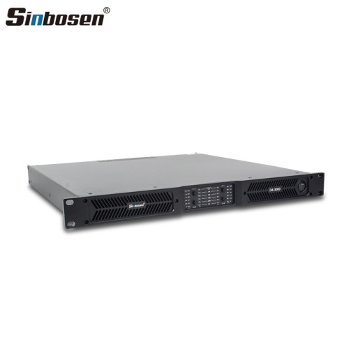 D4-3000 1U Digital Amp 2 Ohms Stable 4 channels 6500w power amplifier