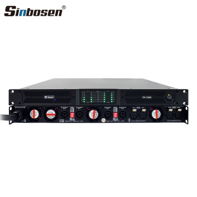 D4-3500 Class D Professional 1u 2 Ohms Stable 6600W 4 channel power amplifier