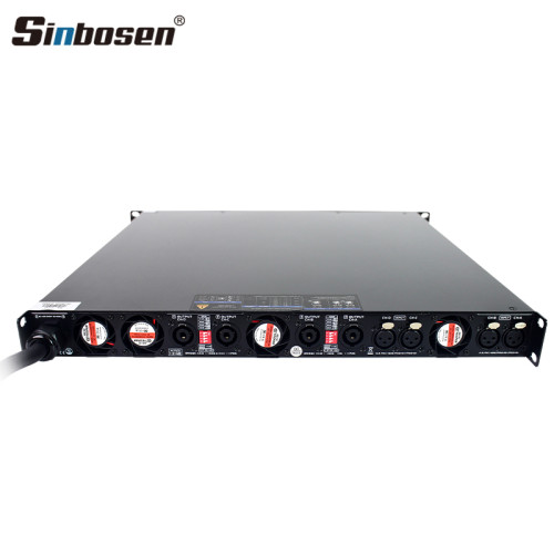 D4-3500 Class D Professional 1u 2 Ohms Stable 6600W 4 channel power amplifier