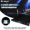 D series amplifier introduces a new option --- with temperature display module