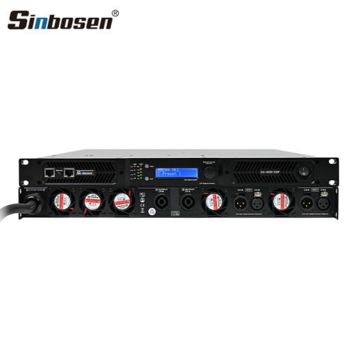 D2-4500 dsp digital power amplifier 4500 watts for subwoofer