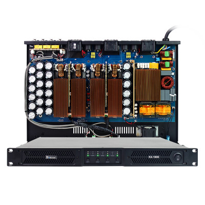 Sinbosen k4-1000 1000 watt 4 channel professional 1u class d digital 4 ohms stable power amplifier