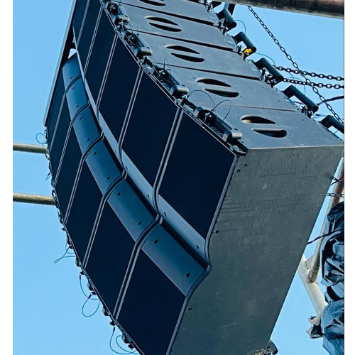 Passive 2-way double 10" line array speaker professional audio