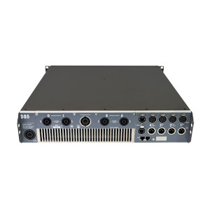D80 High Power DSP Class D professional 4 channel Amplifier