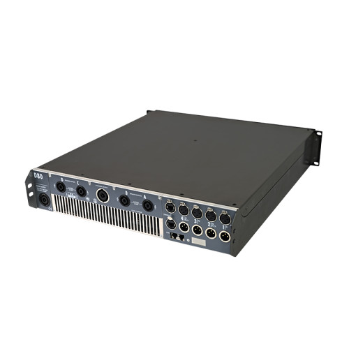 D80 High Power DSP Class D professional 4 channel Amplifier