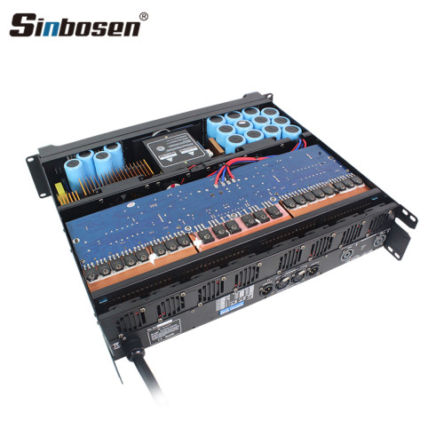 Sinbosen FP14000 4400w 2 canaux haute puissance amplificateur pour double 18 pouces basse