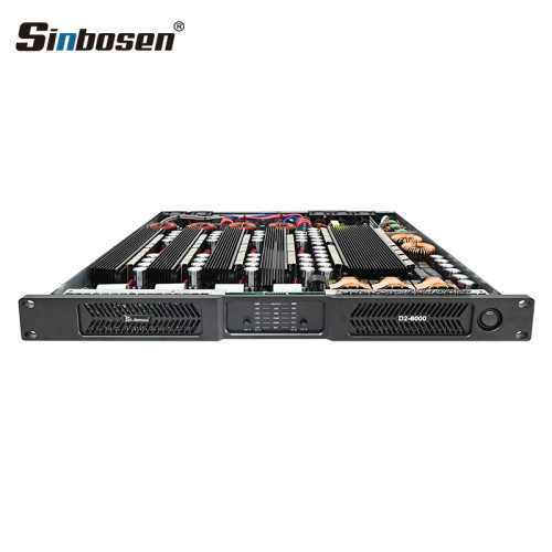 D2-6000 2 channel 6000w digital power amplifier for subwoofer speaker