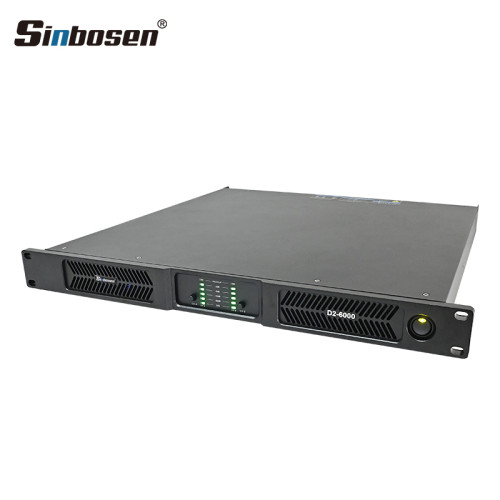 D2-6000 2 channel 6000w digital power amplifier for subwoofer speaker