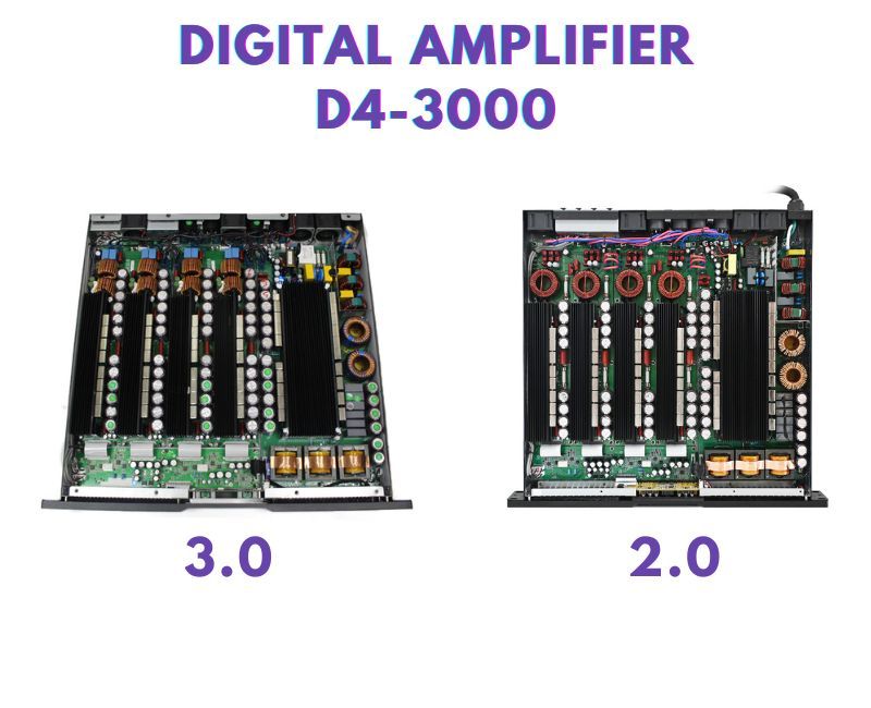 Sinbosen D series digital power amplifier 3.0 VS 2.0