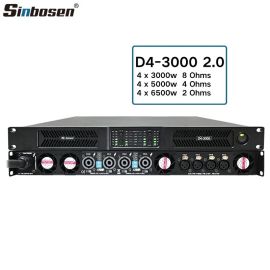 Sinbosen D4-3000 2.0 High cost performance 4 channel digital power amplifier 3000w