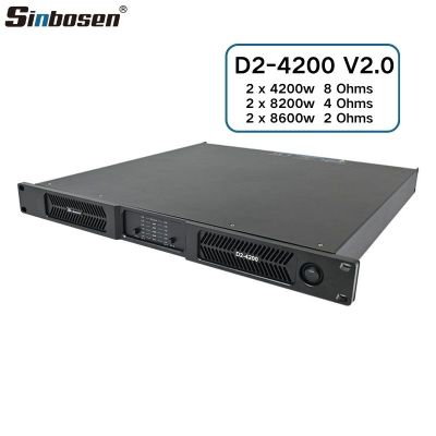 D2-4200 V2.0 high power 4200w 2 channle class d power amplifier professional audio for subwoofer