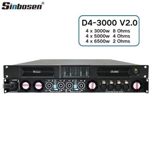 Sinbosen D4-3000 2.0 High cost performance 4 channel digital power amplifier 3000w