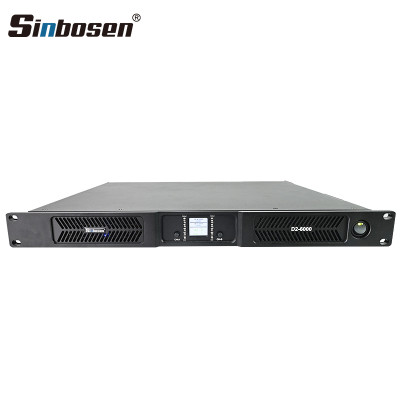 2 channel 6000w digital power amplifier with temperature display screen Sinbosen D2-6000