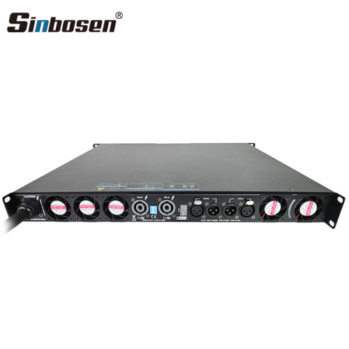 2 channel 6000w digital power amplifier with temperature display screen Sinbosen D2-6000