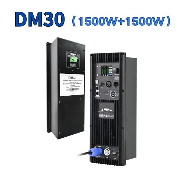 Modulo amplificatore di potenza a 2 canali DM30 da 1500W + 1500W per subwoofer