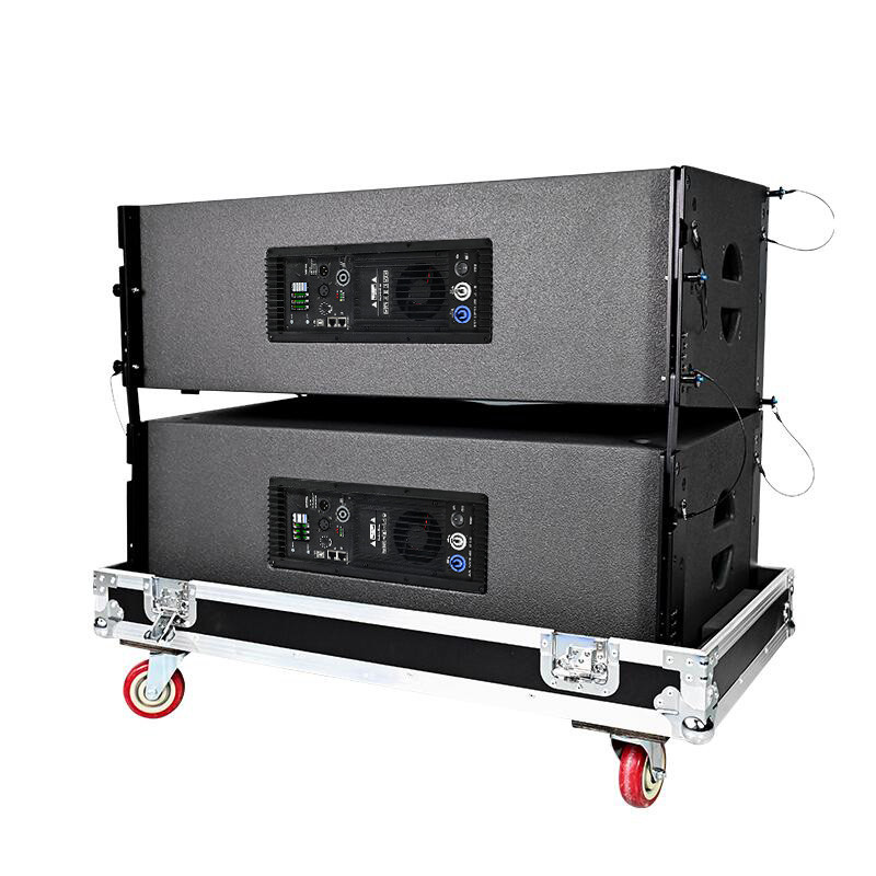dual 12-inch line array speaker
