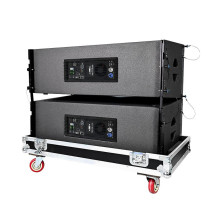 Active bi-amp 2-way dual 12 inch line array speaker KA212