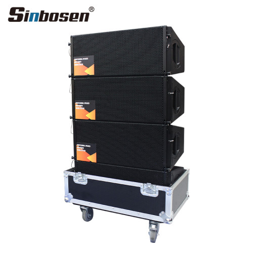 High performance 2-way passive line array loudspeaker dual 8-inch speaker