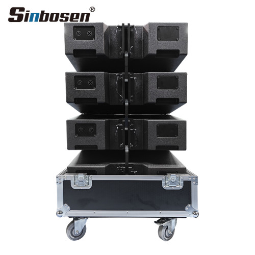 High performance 2-way passive line array loudspeaker dual 8-inch speaker