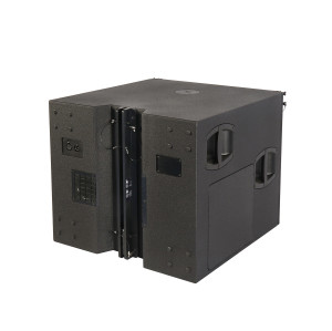 High performance flyable cardioid subwoofer 1x18inch and 1x12inch neodymium subwoofer